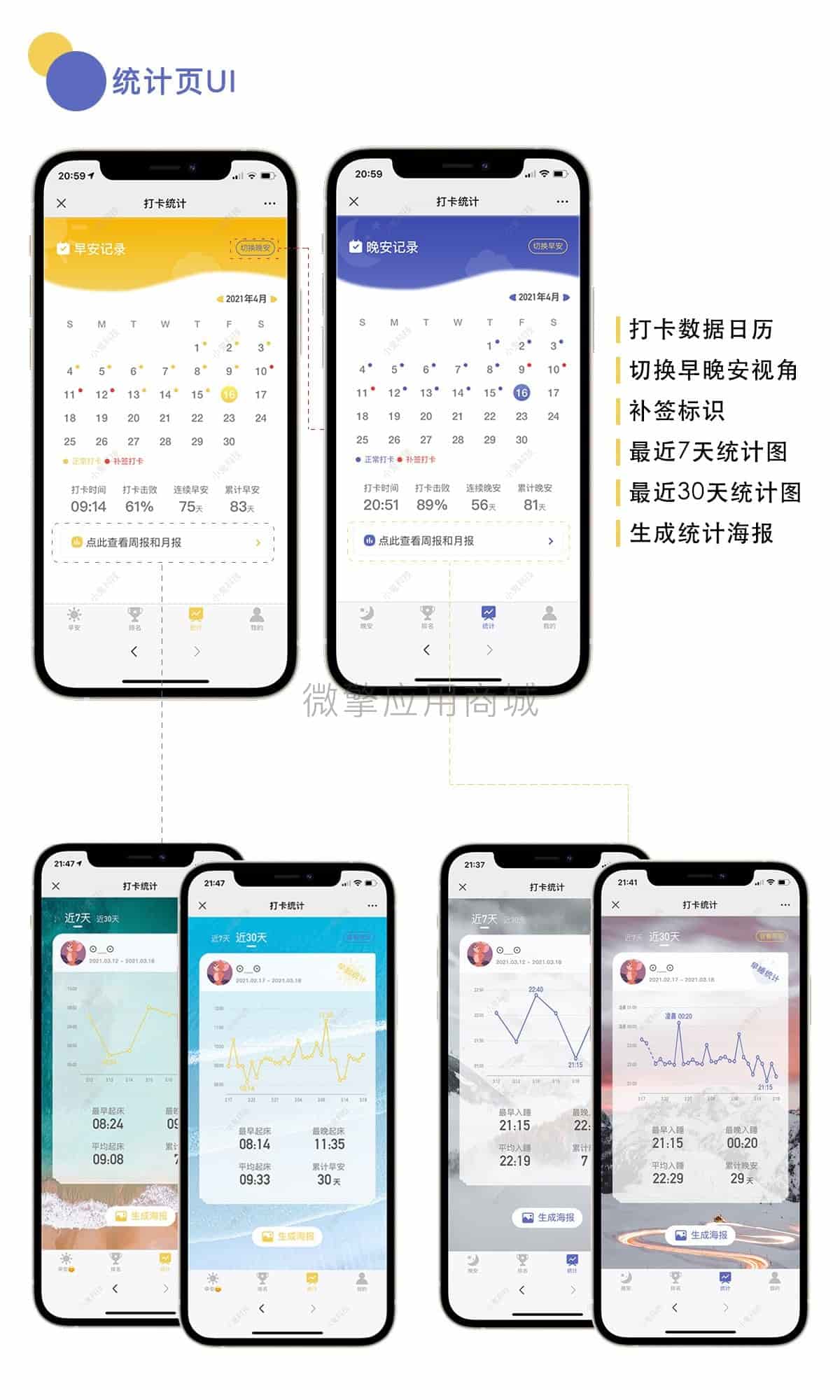 【公众号+小程序】早晚安打卡签到V2.1.0，修复小程序消息推送插图6
