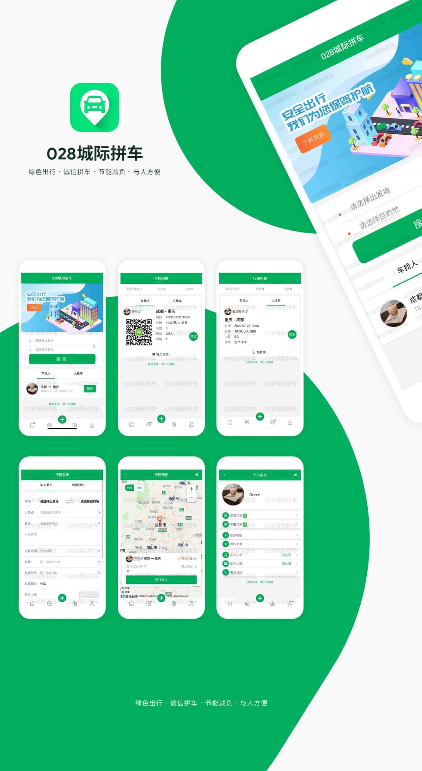 【公众号应用】028拼车V1.2.2，优化后台发布司机行程，可自定义手机号、姓名插图2