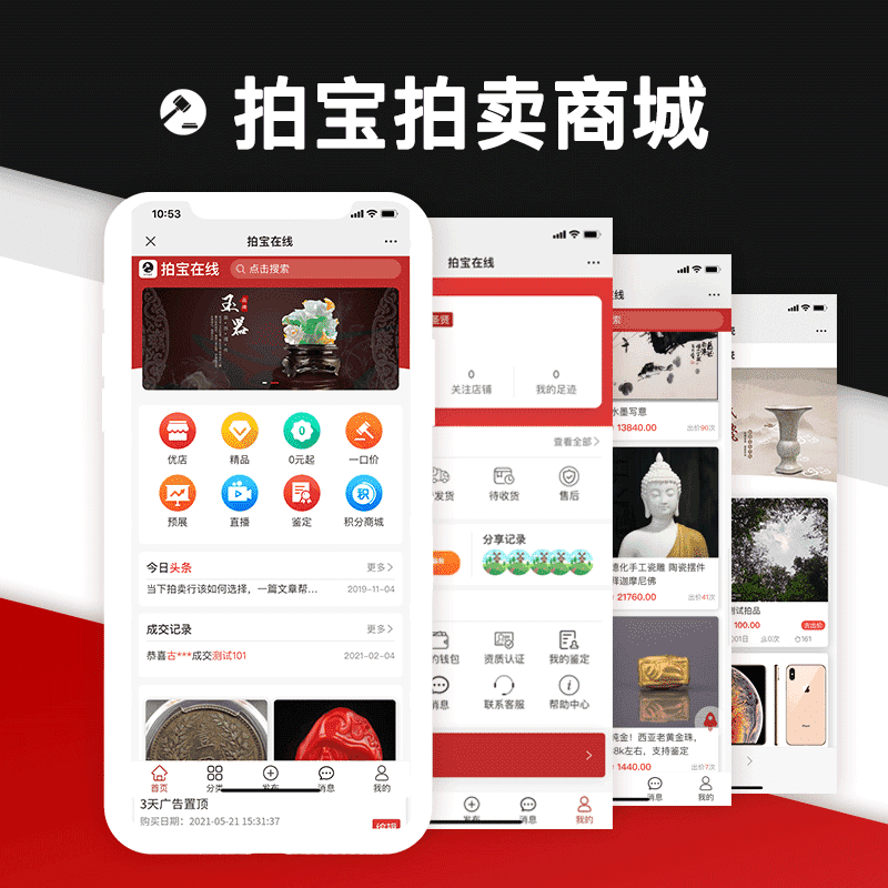 【公众号应用】拍宝拍卖商城V4.8.1全插件，打造朋友圈式微信拍卖系统-Ai搜码网