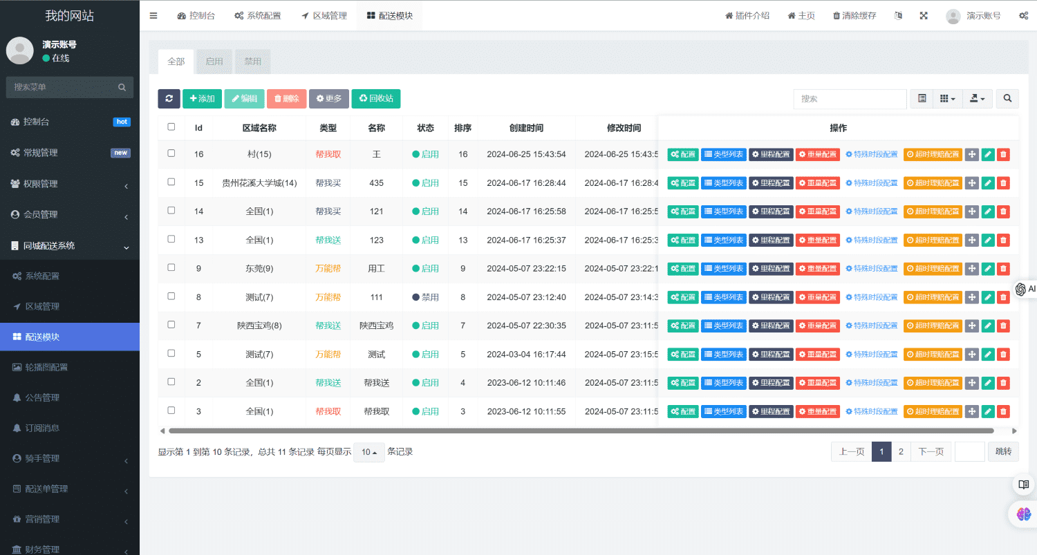 【独立版】基于ThinkPHP+Uniapp开发的同城配送小程序，支持后台指派订单、骑手抢单模式插图8